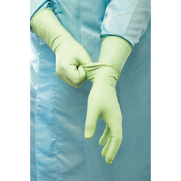 Bioclean Disposable Gloves Neoprene Green 7-1/2 200 PK BSNS
