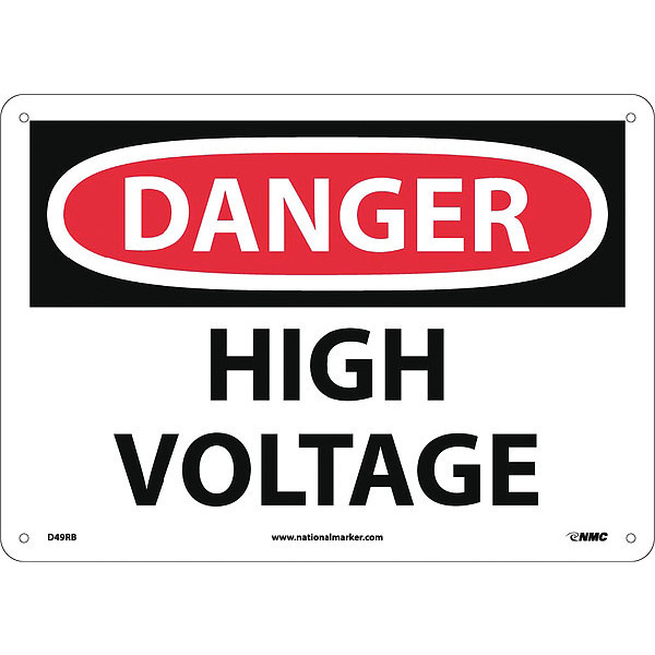 Nmc Danger High Voltage Sign D49RB