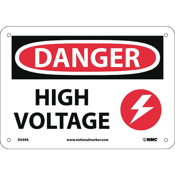 Nmc Danger High Voltage Sign D549A