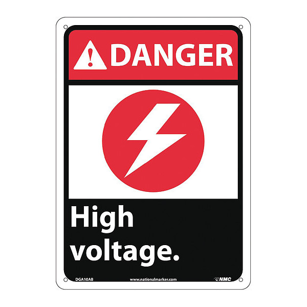 Nmc Danger High Voltage Sign DGA10AB