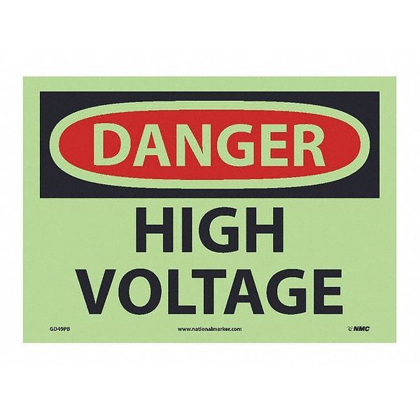 Nmc Danger High Voltage Sign GD49PB