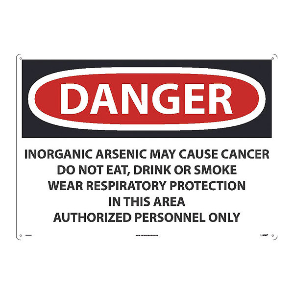 Nmc Danger Inorganic Arsenic May Cause Cancer Sign, D32AD D32AD