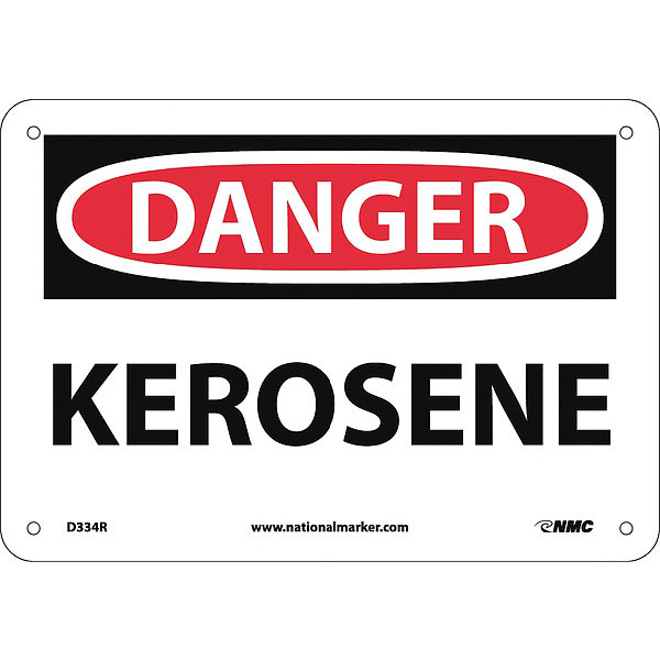 Nmc Danger Kerosene Sign, D334R D334R