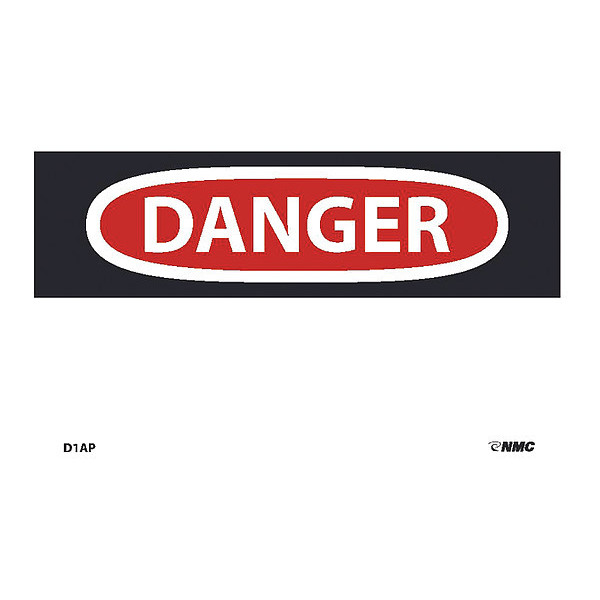 Nmc Danger Label, Pk5, D1AP D1AP