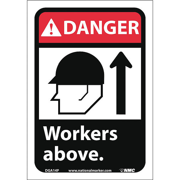 Nmc Danger Workers Above Sign, DGA14P DGA14P