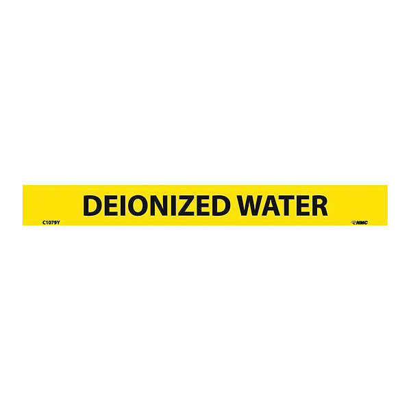 Nmc Deionized Water, 1X9 1/2", Pk25 C1079Y