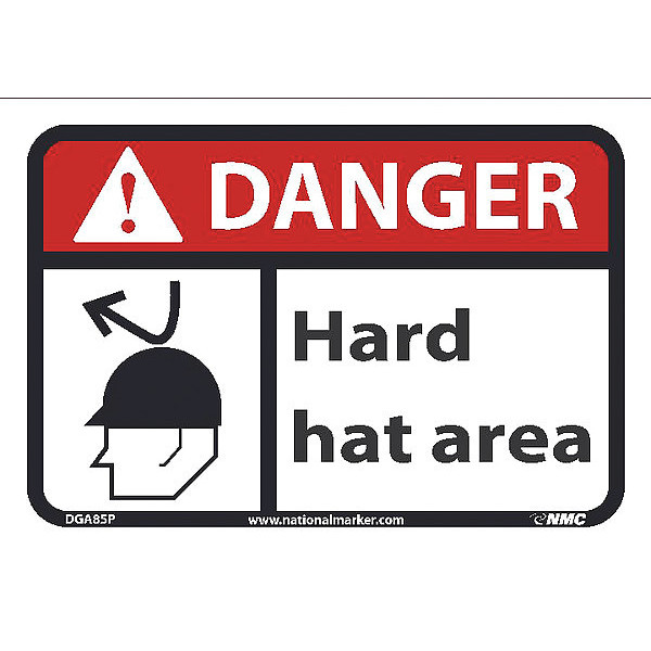 Nmc Danger, Hard Hat Area DGA85P
