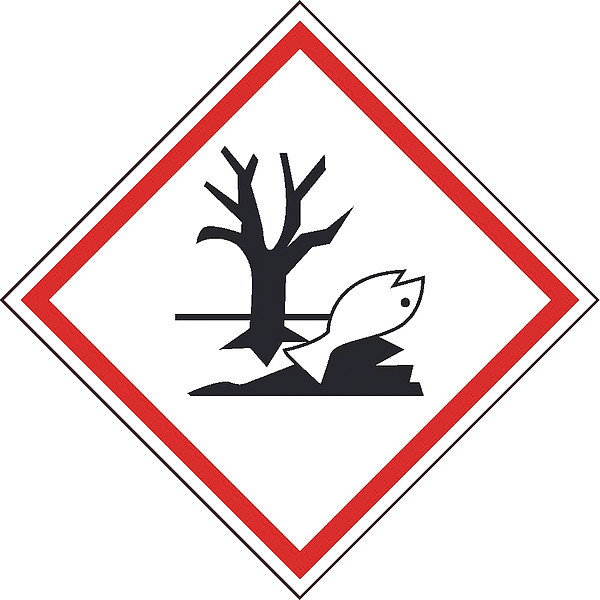 Nmc Dangerous For Environment Ghs Label, Width: 4" GHS2074ALV2