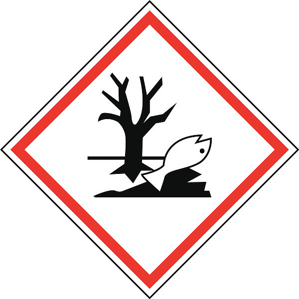 Nmc Dangerous For Environment Ghs Label, Pk5, Material: Adhesive Backed Vinyl GHS207AP