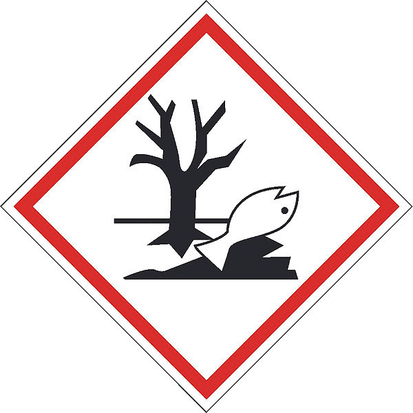 Nmc Dangerous For Environment Ghs Label, Pk5, Width: 4" GHS407AP