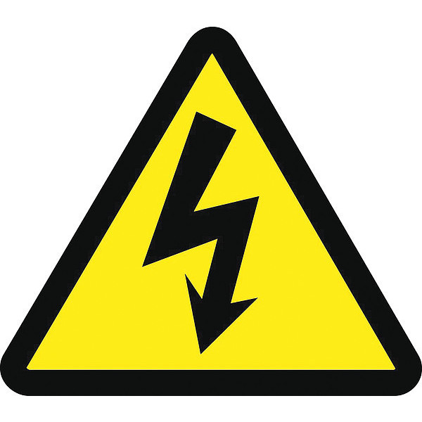 Nmc Electric Voltage Hazard Iso Label, Pk5 ISO459AP