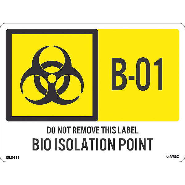 Nmc Energy Isolation - Bio Hazard Isolation Point, Pk10, Width: 4" ISL3411