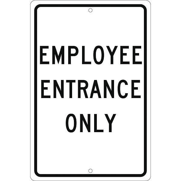 Nmc Employee Entrance Only Sign, TM219K TM219K