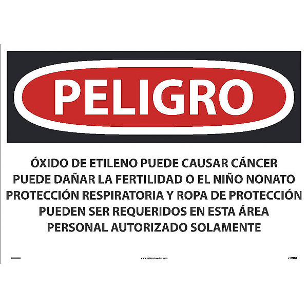 Nmc Ethylene Oxide May Cause Cancer Sign - Spanish, SPD33PD SPD33PD