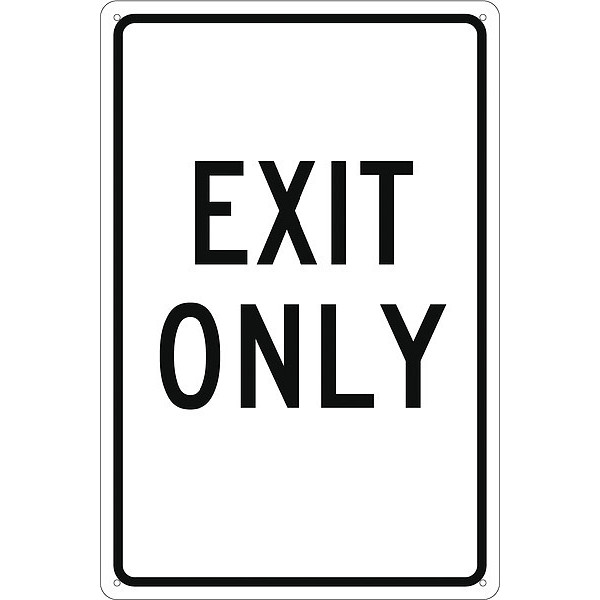 Nmc Exit Only Sign TM76G