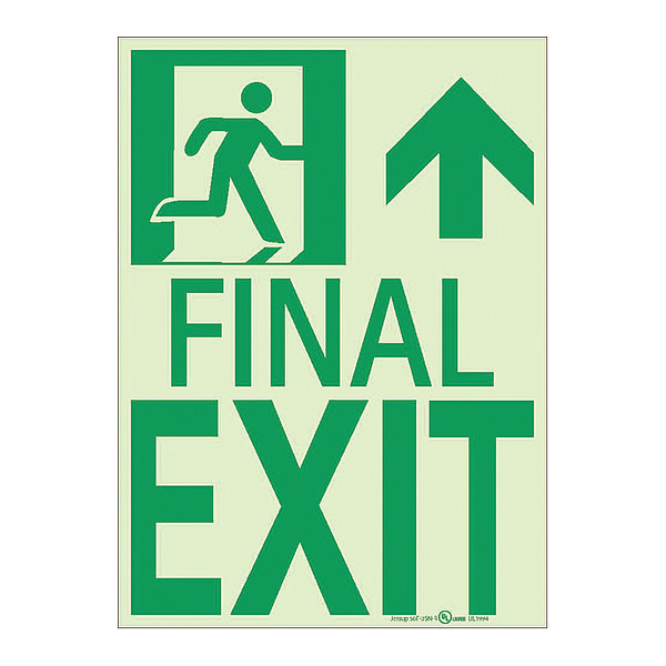 Nmc Final Exit Sign 50F-3SN-R