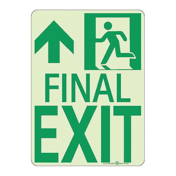Nmc Final Exit Sign 50R-3SN-L