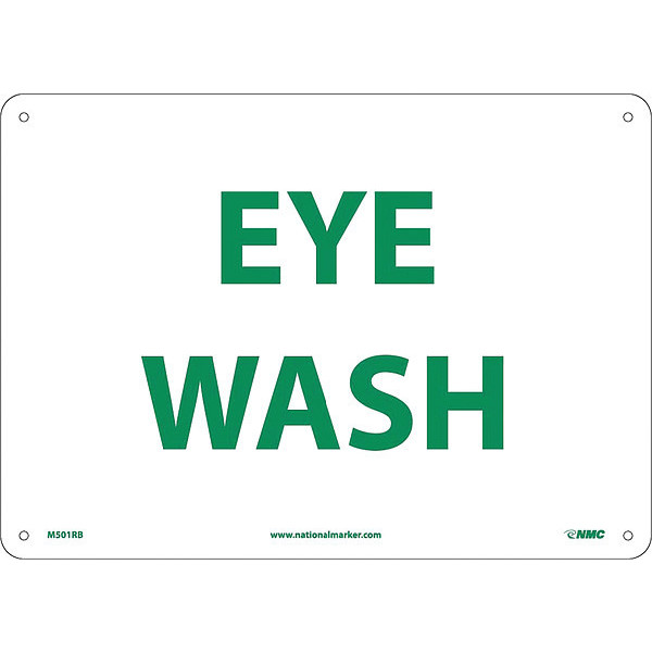 Nmc Eye Wash Sign, M501RB M501RB