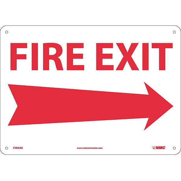 Nmc Fire Exit Sign FERAAB