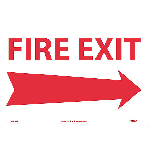 Nmc Fire Exit Sign FERAPB