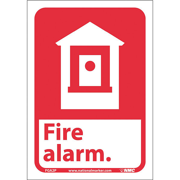 Nmc Fire Alarm Sign FGA2P