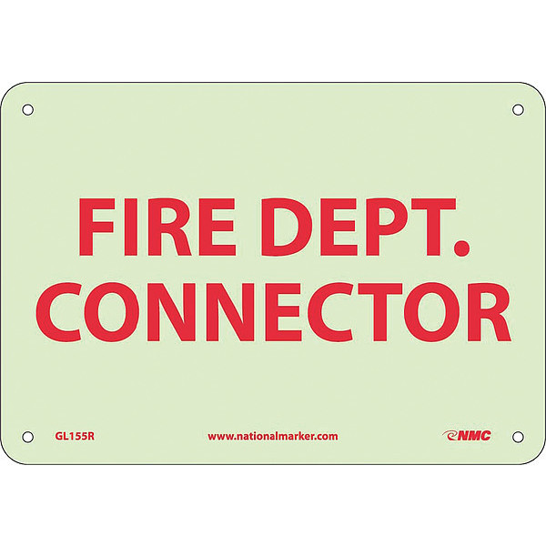 Nmc Fire Dept. Connector Sign GL155R