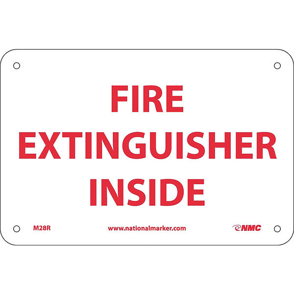 Nmc Fire Extinguisher Inside Sign M28R