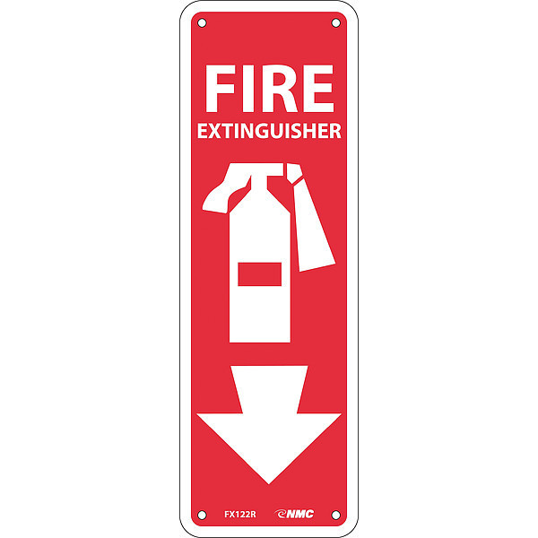 Nmc Fire Extinguisher Sign FX122R
