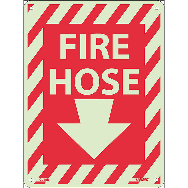 Nmc Fire Hose Sign GL18R