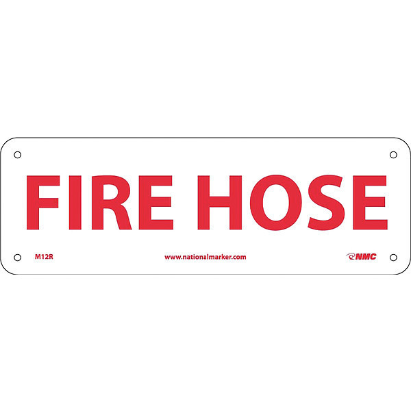 Nmc Fire Hose Sign M12R
