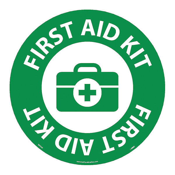 Nmc First Aid Kit Walk On Sign WFS68