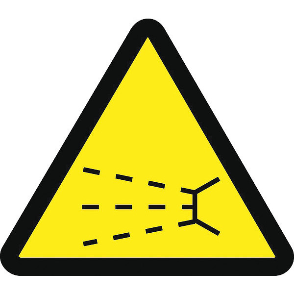 Nmc Graphic Splash Hazard Iso Label, Pk10 ISO252AP