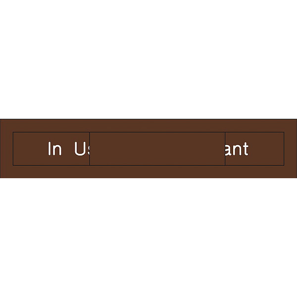 Nmc In Use Engraved Office Occupancy Sign, EN301BN EN301BN