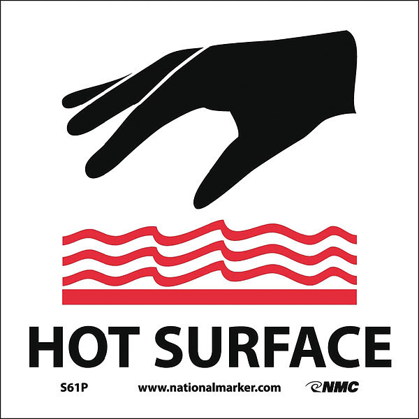 Nmc Hot Surface Sign, S61P S61P