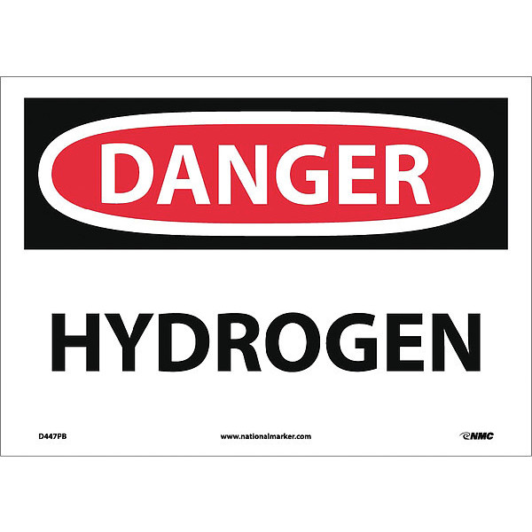Nmc Hydrogen Sign, D447PB D447PB