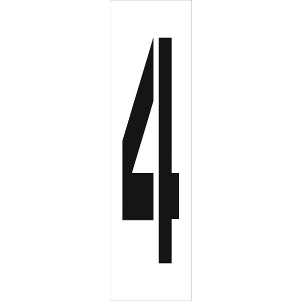 Nmc Individual Character Stencil 36" Number Set, PMC36-4 PMC36-4