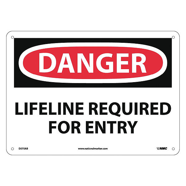Nmc Lifeline Required For Entry Sign D575AB