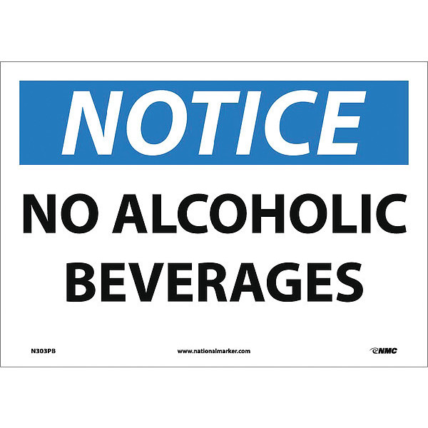 Nmc No Alcoholic Beverages Sign, N303PB N303PB