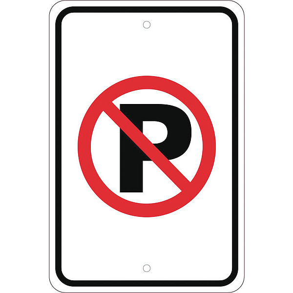 Nmc No Parking Graphic Sign, TM0166J TM0166J