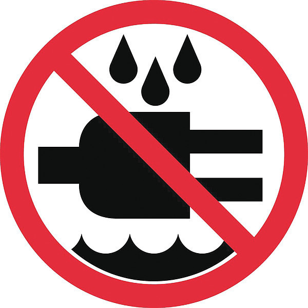 Nmc Graphic Do Not Expose To Water Iso Label, Pk5 ISO422AP