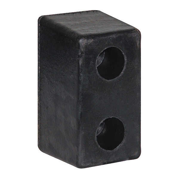 Buyers Products Molded Rubber Bumper - 3-1/2 x 3-1/2 x 6 Inch Tall - Set of 2 B6000L