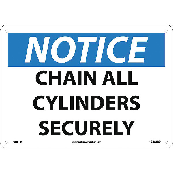 Nmc Notice Chain All Cylinders Securely, N249RB N249RB