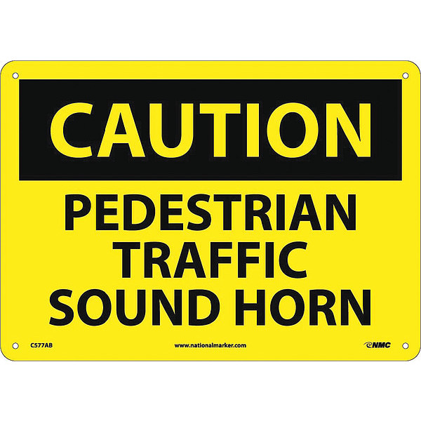 Nmc Pedestrian Traffic Sound Horn Sign, C577AB C577AB