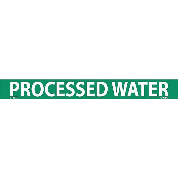 Nmc Processed Water Pressure Sensitive, Pk25, B1197G B1197G