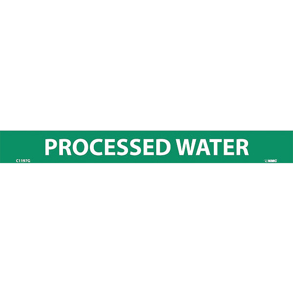 Nmc Processed Water Pressure Sensitive, Pk25, C1197G C1197G