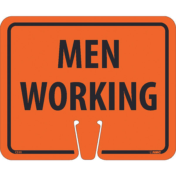 Nmc Safety Cone Men Working Sign CS10