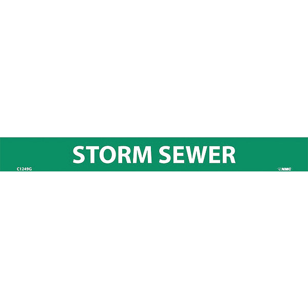 Nmc Storm Sewer Pressure Sensitive, Pk25, C1249G C1249G