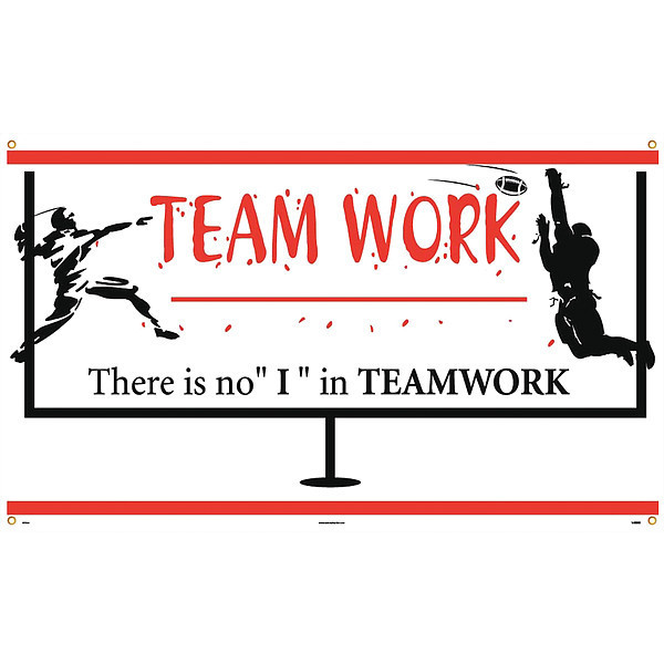 Nmc Teamwork There Is No "I" In Teamwork Banner, BT524 BT524