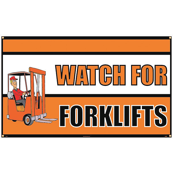 Nmc Watch For Forklifts Banner BT533