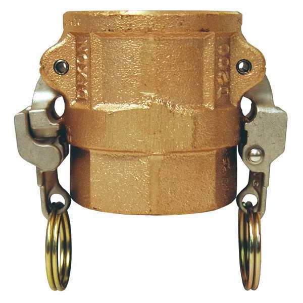 Dixon Cam and Groove Coupling, 1-1/2", Brass BD150EZ